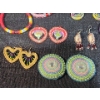 Image 2 : Colorful Beaded Earrings Collection