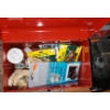 Image 11 : B&D Drill, Skil 9611 Angle Grinder, Arrow T-50 Staple Gun, Hand Tools, Toolboxes and Contents 