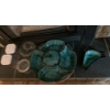Image 1 : Ceramic Divided Serving Dish with Lid and Assorted Glass Storage Containers