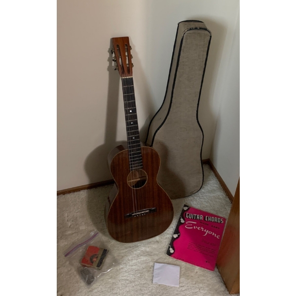 1930 -1960 Acoustic Guitar w/ Case & Accessories