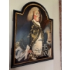 Image 2 : Large Wooden Painting Called The Admiral H42" W32" Great For Any Man Cave 