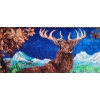 Image 2 : Carpet Wall Hanger 64 x 45 of Deer by a River 