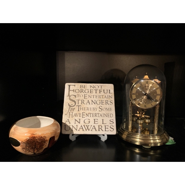 Home Decor Items w/ Ergo Anniversary Clock 