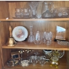 Image 3 : Contents of Cupboard: Vase 6 T, Royal Albert American Beauty Coffee/ Tea Carafe 9 T & Cups and More!