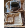 Image 3 : Collection of Baskets,  Largest Rectangle 22 w, 7 h, 14 d