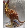 Image 2 : Gorgeous English Royal Crown Derby Bone China The Australian Collection Kangaroo - 6In Tall 