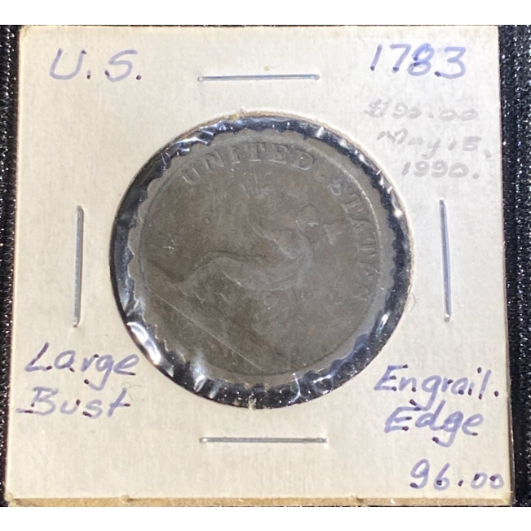 1783 Washington and Independence Coin