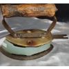 Image 2 : Antique Iron, Vintage Medicine Bottle, Palmolive After Shave, Dominion Insulator, Pin Cushion Figure
