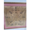 Image 3 : Silk Art Mounted on Board and Framed Under Glass 26 x 26 