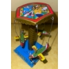 Image 2 : Vintage Transpo Toys - Wind Up Bus w/ Airplane Carosel 9T