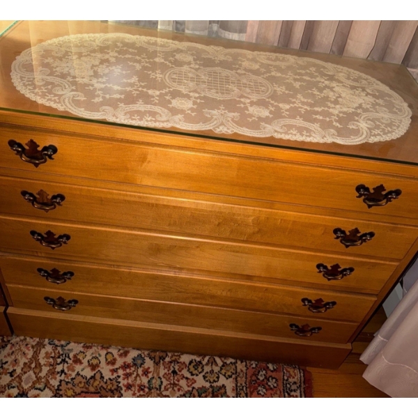 Mid Century Modern  Solid Wood Chest of Drawers