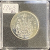 Image 1 : 1963 Canadian 50 Cent Coin 80% Silver 11.66 Grams