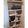 Image 1 : MDF Cupboard 29.5 w,17.5 d, 71 h w/ Contents: T-Fal Grill, Cuisinart Processor, Keurig and More!