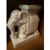 Image 3 : Decorative Pair of Elephant Stands, Some Damage, Each 8T 