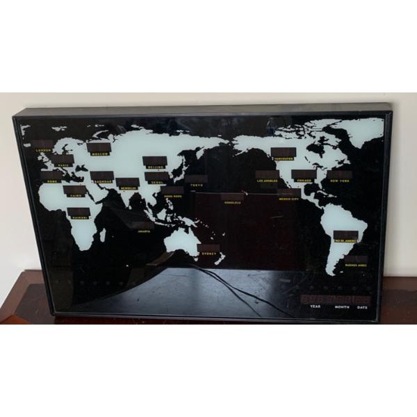 Electronic World Clock 22x17