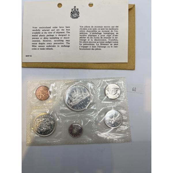 1965 Canadian Proof Set (80% Pure Silver) 43.1g