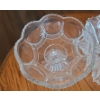 Image 2 : Glass Goblet Dish 5.5" Diameter, 5 T  and Glass Bowl 9" Diameter, 3 T 