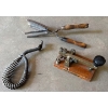 Collectable Antiques - Telegraphy Equipment / Sounder w/ Hair Crimper 