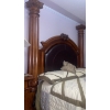 Image 7 : Gorgeous Queen Four Post Bed Bundle - Includes Head Board Frame Mattress & Linens 