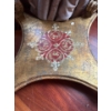 Image 4 : Gorgeous Vintage Florentine Gold Gilt Side Table Red - 19W, 19D, 20T 