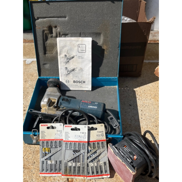 Bosch 1584VS Jigsaw and Black+Decker Sander