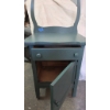 Image 2 : Green Wooden Washstand with Drawer and Cabinet