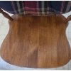 Image 3 : Four Swivel Seat Wooden Bar Stools w/ Foot  Rest- Foot Rest: 19" Diameter, Stool Height: 35 h