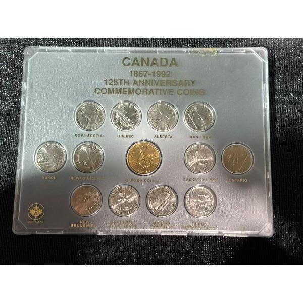 Canada 1867-1992 125th Anniversary Commemorative Coins