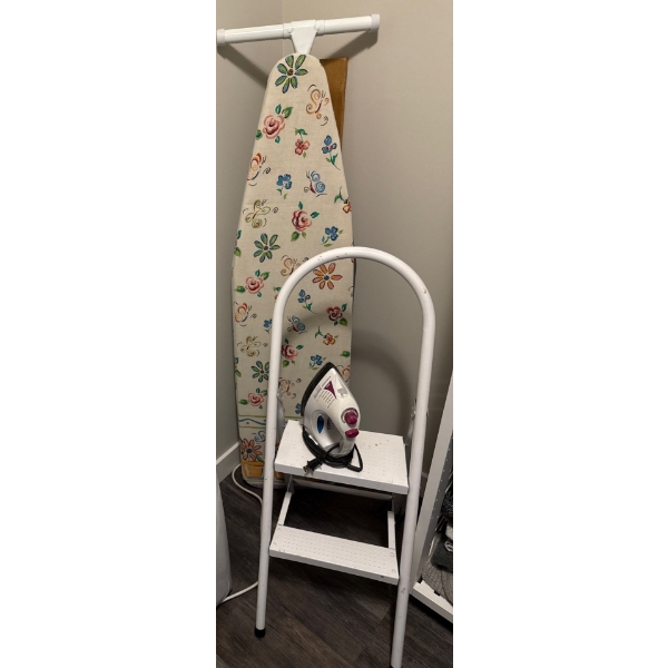 Ironing Board, Iron, Step Ladder, & Laundry Fixings  Tide, Downy, Febreeze Swifter Wipes & More