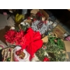 Image 1 : -large collection of vintage Christmas ornaments giant bow garland, wreath, and so much more put you