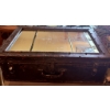 Image 2 : Metal Display Case with Glass Top and Interior Compartments