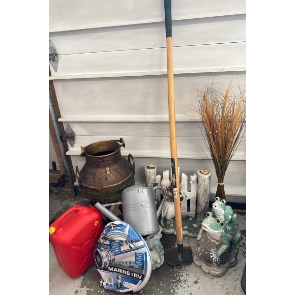 For The Outdoorsy Type - New Hose Jerry Can Antique Milk Jug Watering Can & More