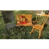Image 1 : Collectible Doll Accessories - Wood Rocker Park Bench Metal Chair & More 