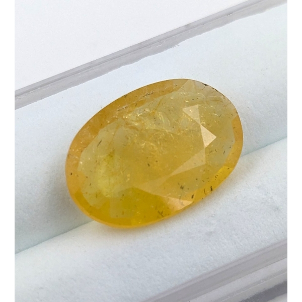  ($8,982 Appraisal) - 6.58 ct Certified Yellow Sapphire gemstone