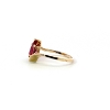 Image 2 : 14KY Pink Tourmaline(1.20CT) Bypass Ring SZ 6.25, 2.40grams