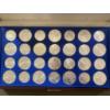 Image 2 : 1976 Canadian Olympic Sterling Silver Coin Set in Original Wooden Case