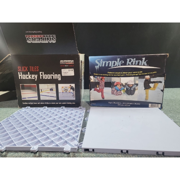 Simple Skating Rink and Hockey Flooring Slick Tiles