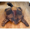 Image 4 : XL Hand Carved Mahogany Tortoise Sculpture 34x23