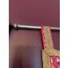 Image 4 : Vintage French Floral Tapestry, Medieval Style, w/ Poles - Together Measure ~50Wide