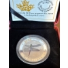 Image 1 : 2014 $10 Green Darner Dragonfly - Pure Silver Coin