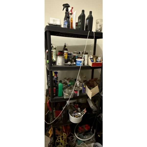 Garage Shelf Incl. Tool Contents 