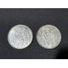 Image 1 : 1960 & 62 Canadian Silver Half Dollars