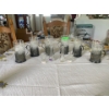 Image 1 : Set of Six Glasses in Metal holders, Shot Glasses.