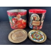 Image 1 : Coca Cola Collectable Tin Buckets and 2 Decorative Plates