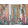 Image 2 : Paint on Canvas of Door in Garden 24 X 20 