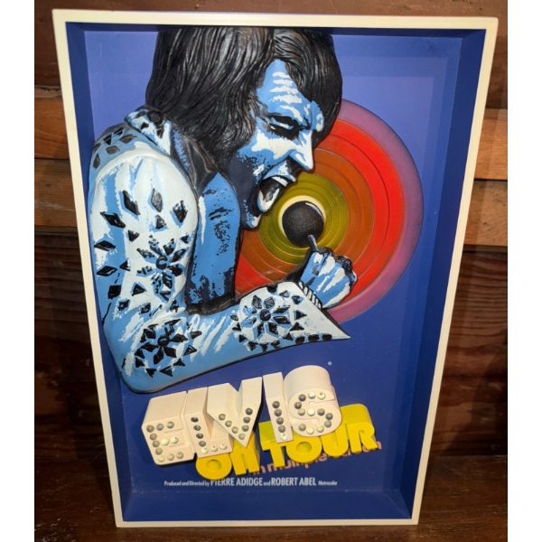 McFarelane Toys 3D Wall Art Titled "Elvis On Tour" Masterworks Series 9x2x13"tall