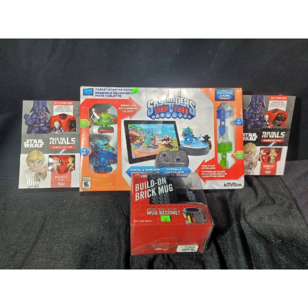 Skylanders Starter Pack, Build-On Brick Mug, and Star Wars Rivals Bundle