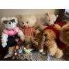 Image 2 :  collection of teddy bears, Mickey Mouse purse, vintage dolls, a small jewellery box and a large whi