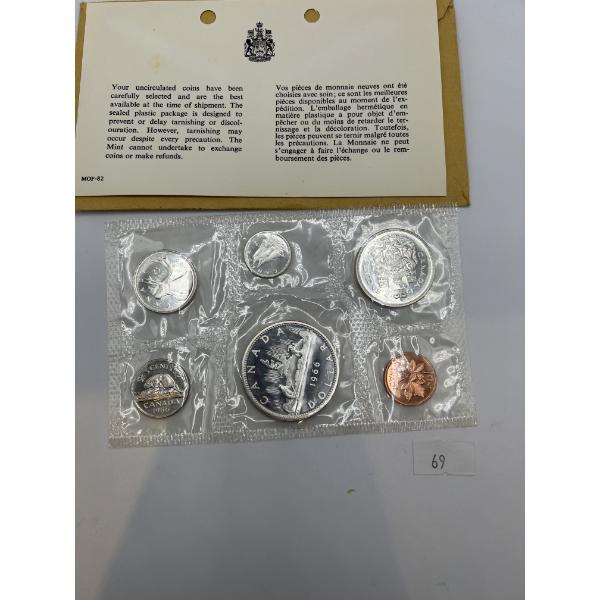 1966 Canadian Proof Set (80% Pure Silver) 43.1g