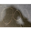 Image 1 : Stamped 92.5 Sterling Silver Necklaces 59.1 Grams